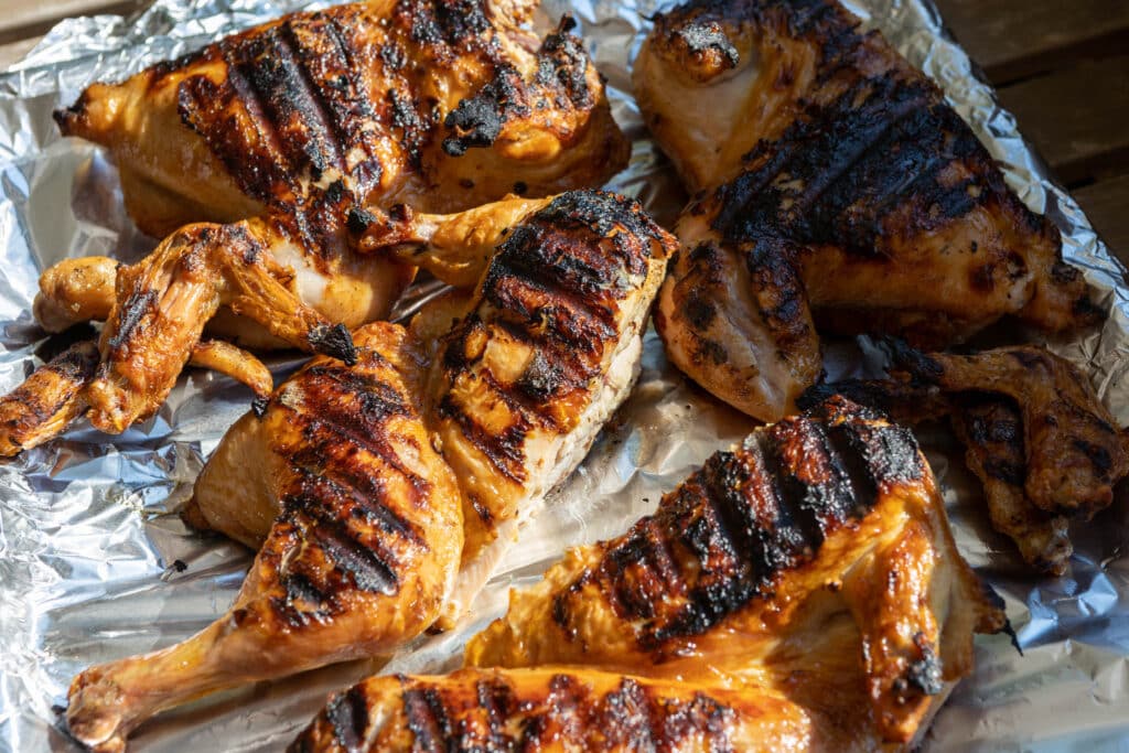 Flatbird kylling pa grillen 1 1