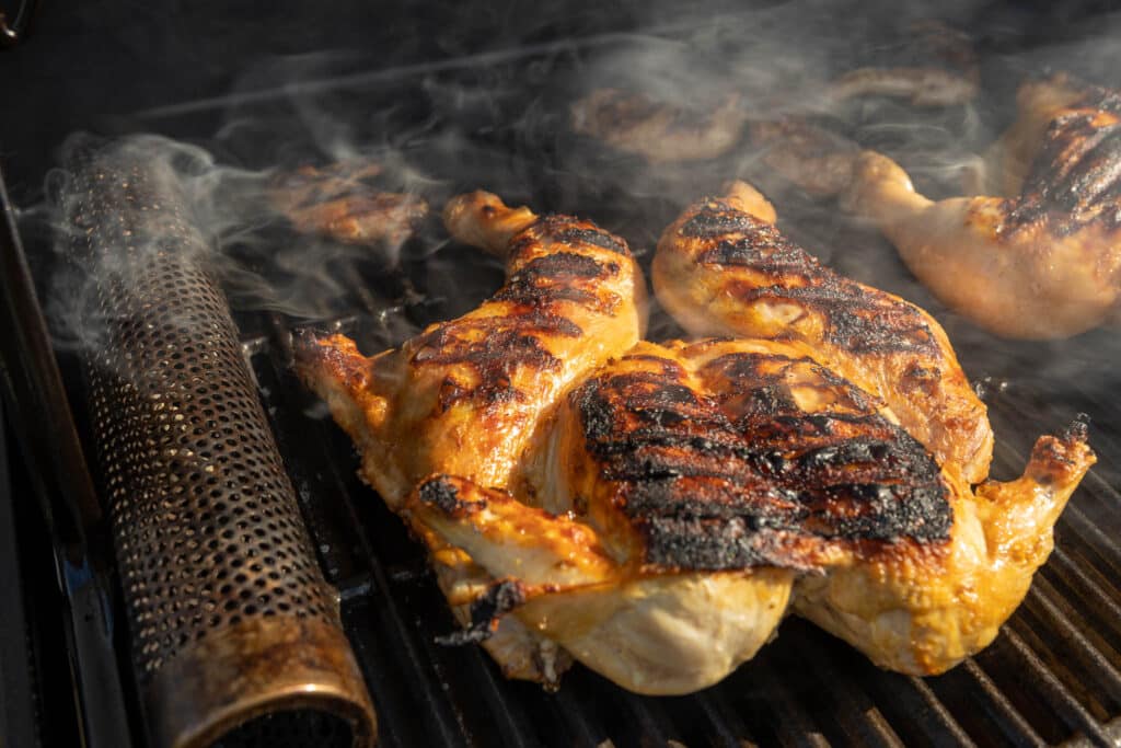 Flatbird kylling pa grillen 7 1