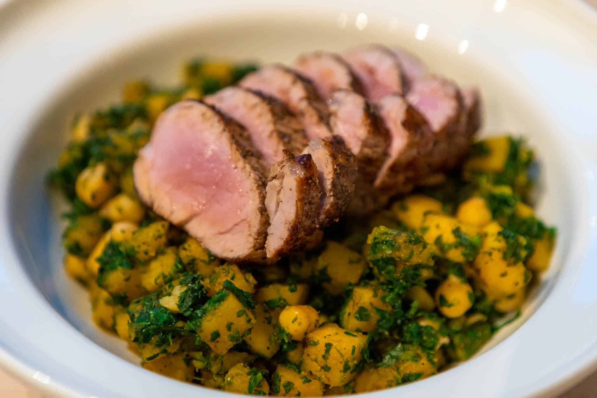 Middag med gresskar, kikert og spinatsalat - Treningskokken Mats Høilund