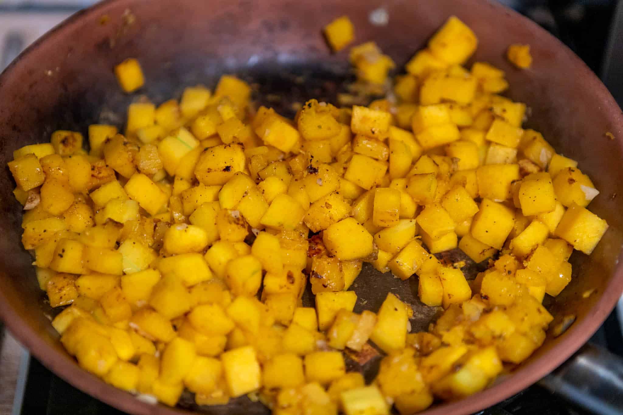 Svin med gresskar kikert og spinatsalat 3